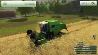 DeutzFahr 5465 H combine harvester reap grain [upl. by Ayat]