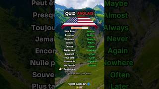 quotQUIZ ANGLAIS 🗣️✨🇺🇸quot quiz english apprendreanglais anglais [upl. by Adriell]