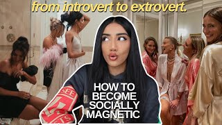 HOW TO MASTER SOCIAL CONFIDENCE  talk to anyone develop extroverted traits and become magnetic [upl. by Siloam]