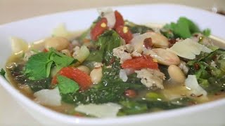 Minestra alla Napoletana  Escarole Sausage amp White Bean Soup [upl. by Tatia731]