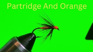 Beginner Fly TyingPartridge and Orange Wet Fly [upl. by Kappenne]