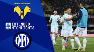 Hellas Verona vs Inter  Extended Highlights  Serie A  CBS Sports Golazo [upl. by Nirrac179]