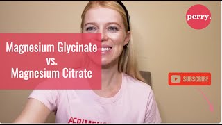 Magnesium Glycinate vs Magnesium Citrate  What Is Best During Perimenopause [upl. by Naasar782]