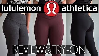 Legging Review amp TryOn Lululemon  Wunder Under Hight Time All The Right Places Leggings [upl. by Solberg]