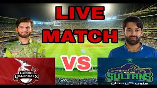 Lahore Qalandars Multan Sultans Multan Sultans Vs Live PSL  Match 7  Lahore vs Multan Live Score [upl. by Shotton482]