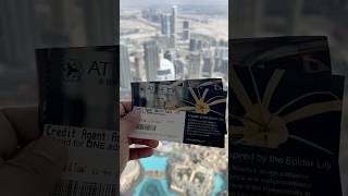 Worlds Tallest Building 🏙️ views from Burj Khalifa shorts [upl. by Hershel]