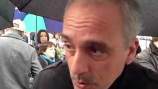 Philippe Poutou manifestation Thomson à Angers [upl. by Cchaddie]