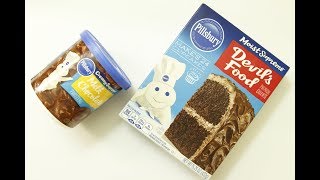 How to Make Pillsbury Chocolate Cake With Frosting [upl. by Barta]