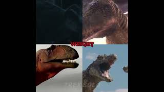 Tyrannosaurus Rex vs Carcharodontosaurus vs Giganotosaurus vs Spinosaurus [upl. by Terrance]