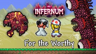 Terraria Veterans vs INFERNUM Wall Of Flesh First Time 2 [upl. by Rizan]