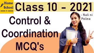 Control amp Coordination MCQ  Class 10 Biology [upl. by Airotna760]