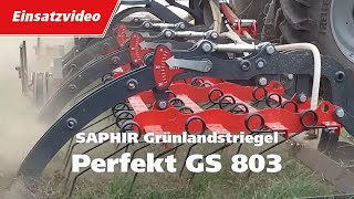 Saphir Grünlandstriegel Perfekt GS 803 mit Saphir DrillStar [upl. by Nichole926]