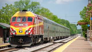 Railfanning in Tinley Park Illinois [upl. by Aldis]