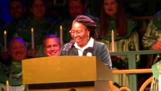 EPCOT Candlelight Processional  Whoopi Goldberg  Dec 3 2016 [upl. by Einwahs]