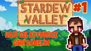 Stardew Valley 🏚️ Hadi gelin köyümüze geri dönelim 🐔 Bölüm 1 [upl. by Giacinta]