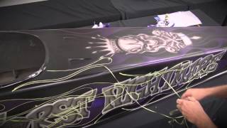 Automotive Airbrush Graphics amp Custom Paint with Steve Vandemon [upl. by Mariko]