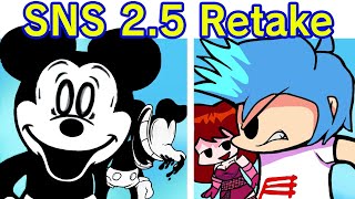 Friday Night Funkin VS Mickey Mouse  Sunday Night  SNS 25 Retake Update FNF ModCreepypasta [upl. by Haron]