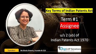 What is an Assignee Term 01  Key Terms of Patents Act keytermsofpatentsact assignee [upl. by Alaaj]