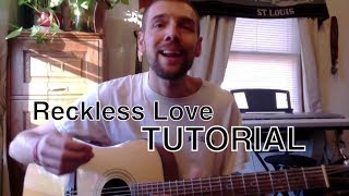 Reckless Love Cory Asbury ♫ Acoustic Guitar Tutorial  How to Play Reckless Love Key D [upl. by Chlo]