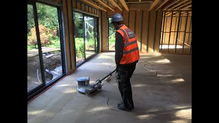 Thermoscreed  Laitance removal from anhydrite floor screed [upl. by Peace]