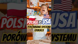 Polska vsUSA Porównanie systemu edukacjishorts usa polska school vs education motivation [upl. by Mchale850]