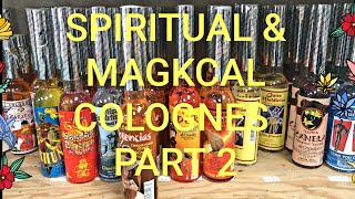 Spiritual Hoodoo Brujeria Colognes Perfumes amp Waters 2 Florida Water amp Kananga [upl. by Adachi297]