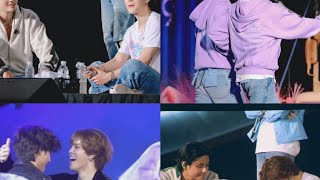 Vmin filtering to straight hug Busan concert moments [upl. by Yenrab]