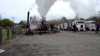 Steam Whistles at Healesville Heritage Festival Sept 2009 [upl. by Kinch64]