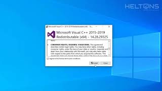 How to Download and Install Visual Studio C 2019 Redistributable for OBS Studio [upl. by Riobard796]