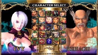 Soulcalibur II HD Online All Characters PS3 [upl. by Annahsohs]