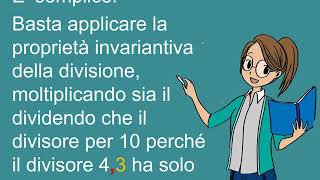 DIVISIONI CON IL DIVISORE DECIMALE [upl. by Nadler]