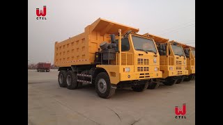 SINOTRUK HOWO 70 Tons mining dump truck [upl. by Gareri]