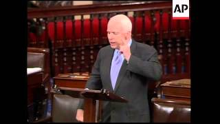 Heated US Senate debate on Iraq [upl. by Hullda877]