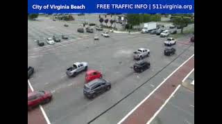 Inconsiderate Pedestrian Gets Hit By SUV While Walking In Front Of Traffic In Virginia Beach VA [upl. by Prader174]