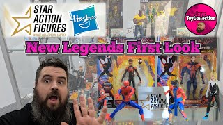 Marvel Legends Across the Spiderverse Wave 2 IN HAND First Look Hasbro UK Collector Event Vlog [upl. by Lucais616]