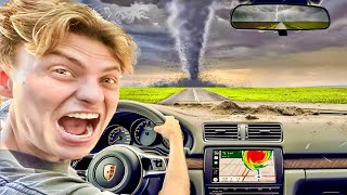 I Drove Inside A Real Tornado [upl. by Ellinet]