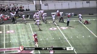 Brentwood Academy DB Jalen Ramsey Interception [upl. by Roxine]