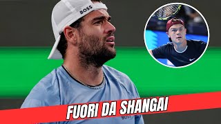 Berrettini saluta Shanghai il danese Rune vince ancora in rimonta [upl. by Corbie]