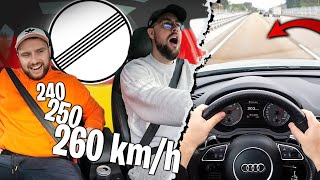 On teste la vitesse max du RSQ3 sur Autobahn Allemande avec Doc Jazy [upl. by Otir]