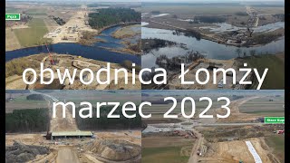 Obwodnica Łomży marzec 2023 [upl. by Aday990]