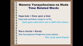 Every Beginner Need To Know These Time Related Swahili Words [upl. by Ahseinod864]