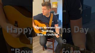 🇺🇸 Happy Veterans Day to the “Boys in Uniform”boysinuniformveteransdayalexmillercountryshorts [upl. by Haras501]