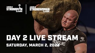 Day 2  2024 Arnold Strongman Classic  Full Live Stream [upl. by Ahsirtap603]