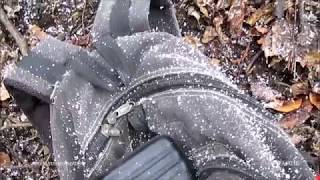 Graupelschauer bei Wien 04022018 sleet shower snow pellets [upl. by Froma]