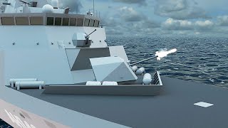 The Type 31 Frigate in action [upl. by Eiramasil]