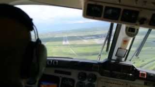 Extreme Crosswind Landing Beechcraft King Air 350 Pristina Airport Cockpit View [upl. by Marigolda]