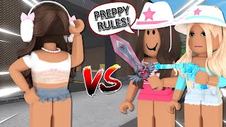 DESTROYING Preppy TEAMERS In MM2 Murder Mystery 2 [upl. by Courtland]