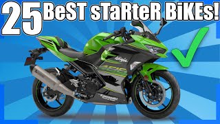 25 BEST Beginner Motorcycles Under 10K [upl. by Amoritta]