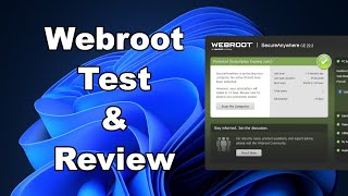 Webroot Antivirus Test amp Review 2022  Antivirus Security Review  Protection Test [upl. by Osmond]