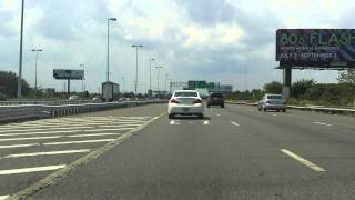 Atlantic City Expressway Exits 1 to 9 westbound [upl. by Harbard]